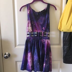 Galaxy Cut Out Dress